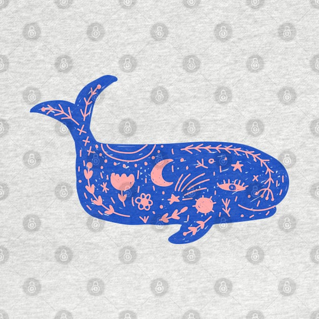 blue whale by A&A